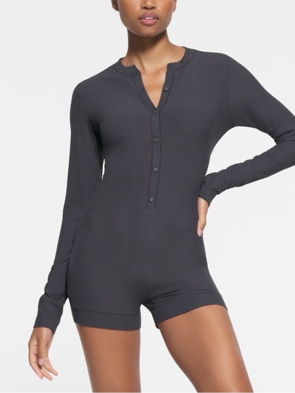 Skims Soft Lounge Henley Onesie
